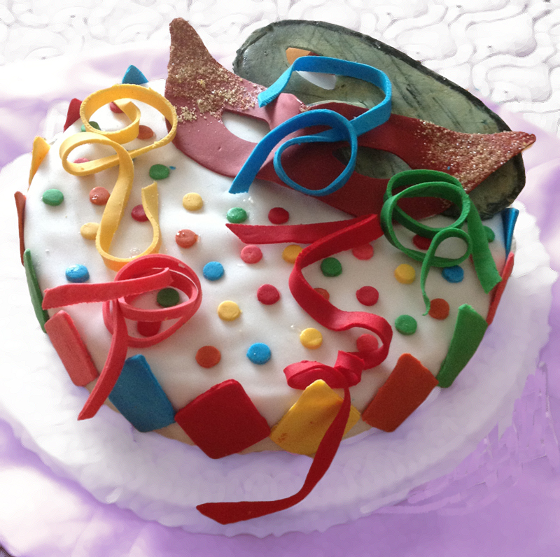 torta decorata pasta di zucchero decorated cake